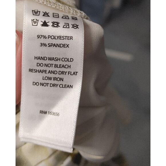 Rachel Zoe Pants Wide Leg Flowy Palm Large NWT - Picture 7 of 7